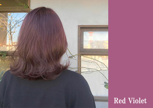 カラー　レッドバイオレット