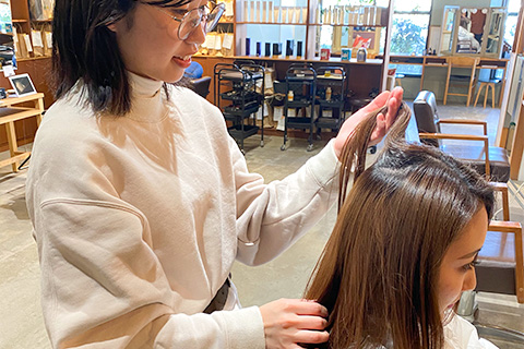 毛髪理論に基づき髪、頭皮のカウンセリングをいたします