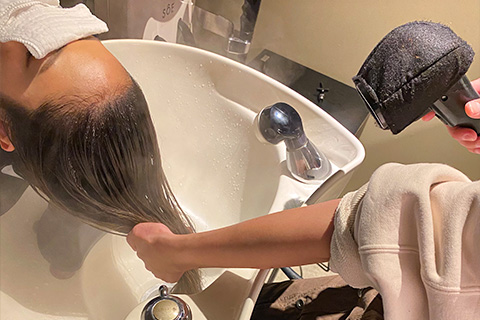 ナノスチームの噴射