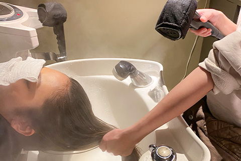 ナノスチームの噴射